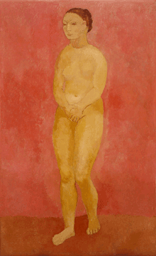 Nude with Joined Hands by Pablo Picasso